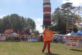  John balanced 12 tyres upright for over 10 seconds at Newport Pagnell Carnival 